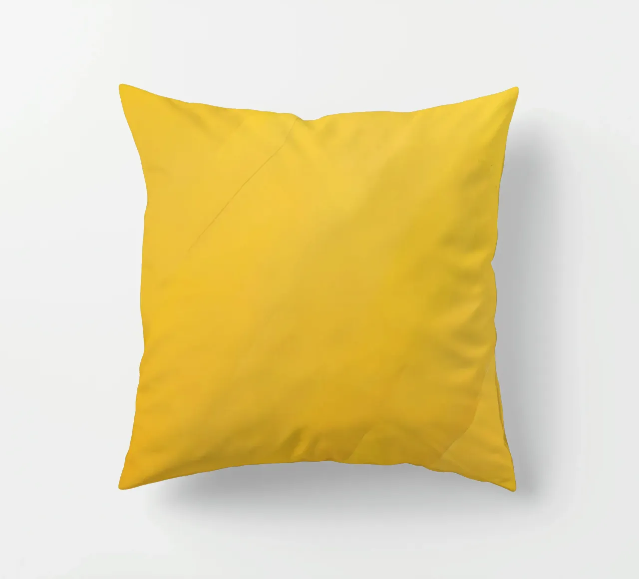 Fond abstrait jaune vif coussin de DesignDoodle