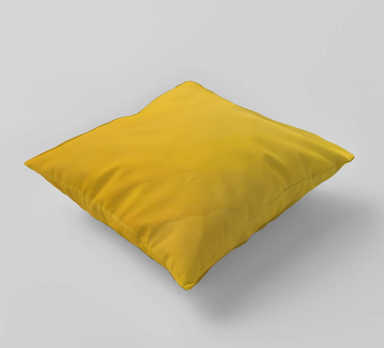 Fond abstrait jaune vif coussin de DesignDoodle