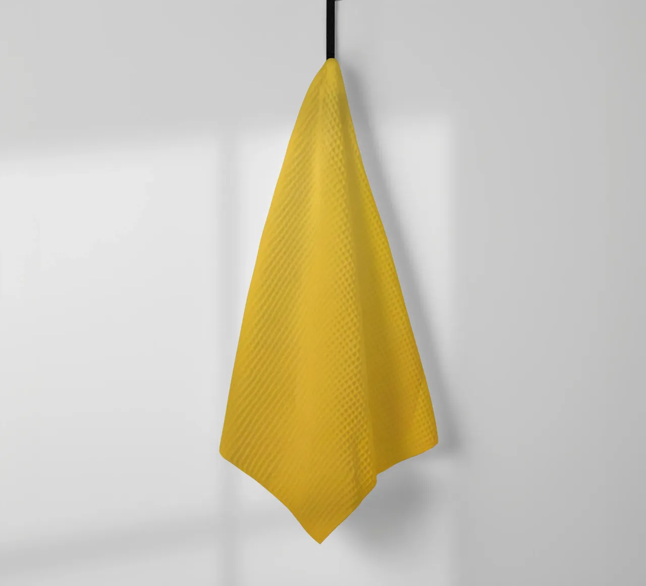 Fond abstrait jaune vif torchon de DesignDoodle