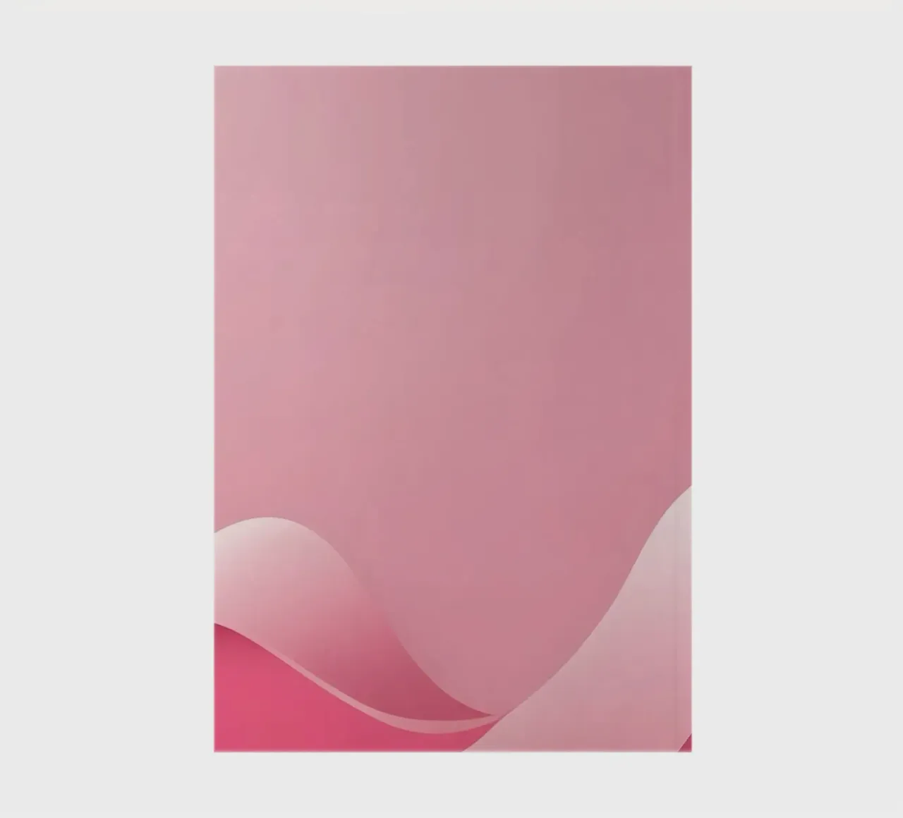 soft pink waves that create a gentle, flowing effect. notebook by DesignDoodle