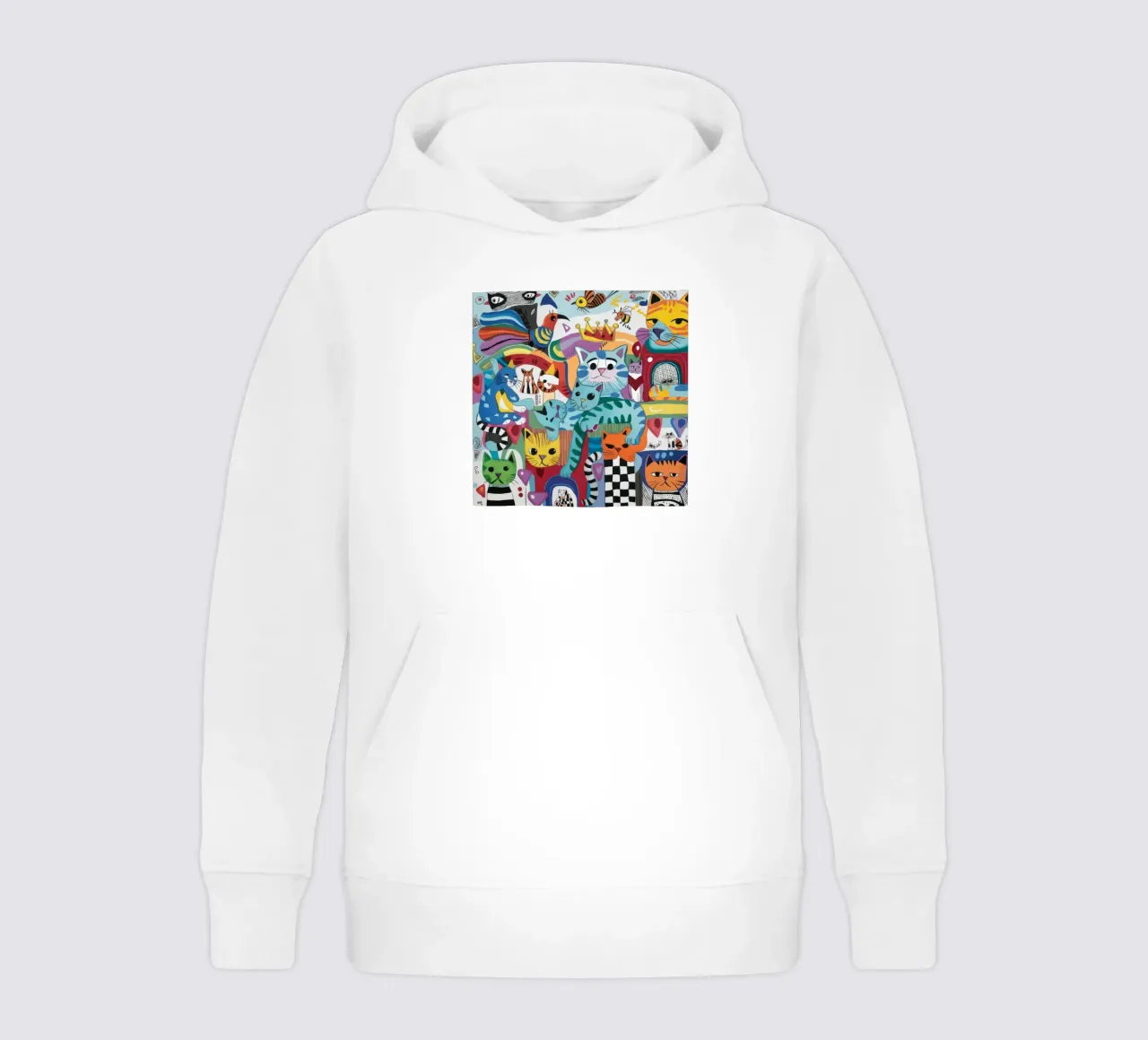 Mythical Cats kids hoodie by Monarco Virtuoso