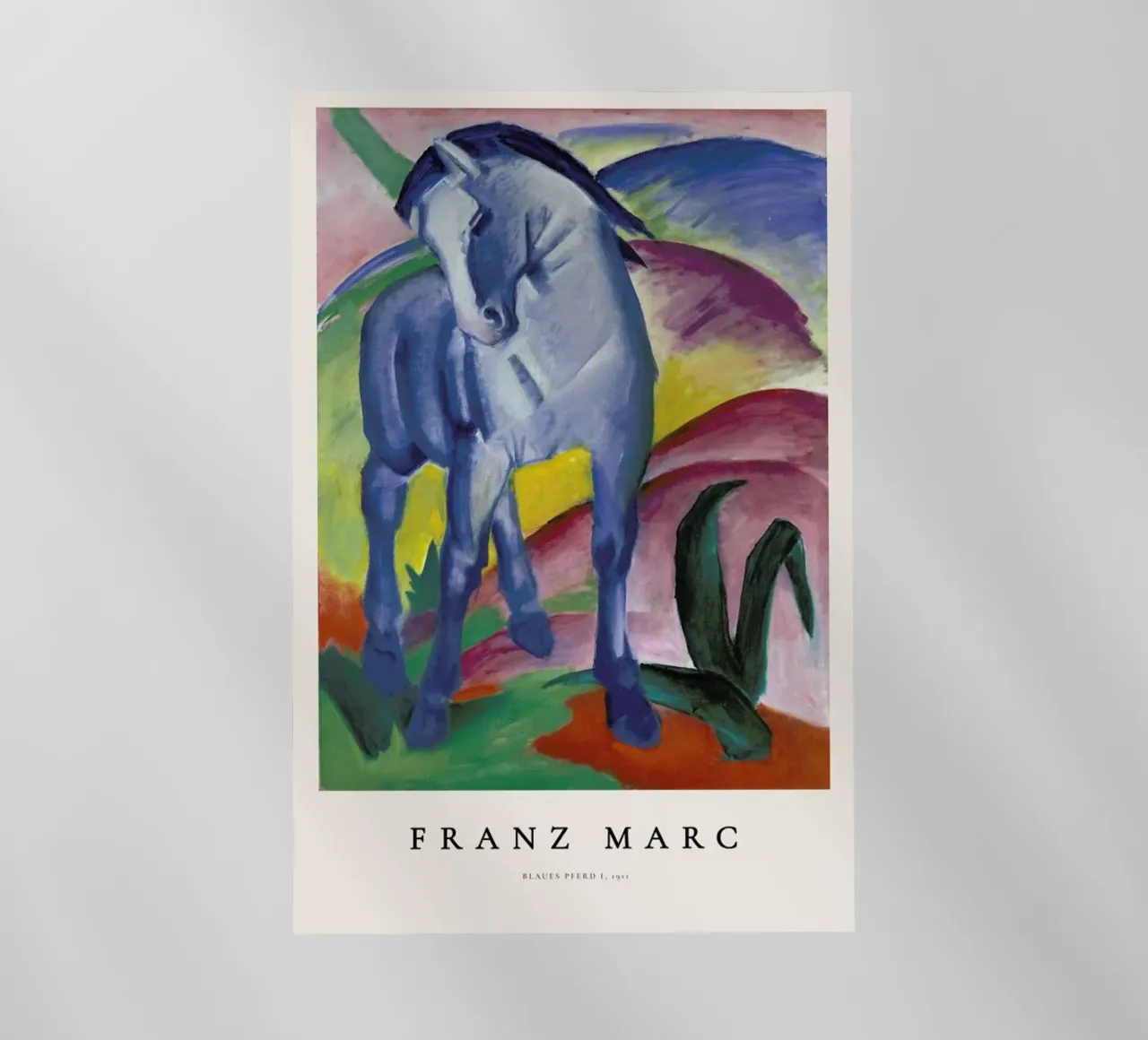 Franz Marc-Blaues Pferd I pellicola backlit da ARTOTHEK
