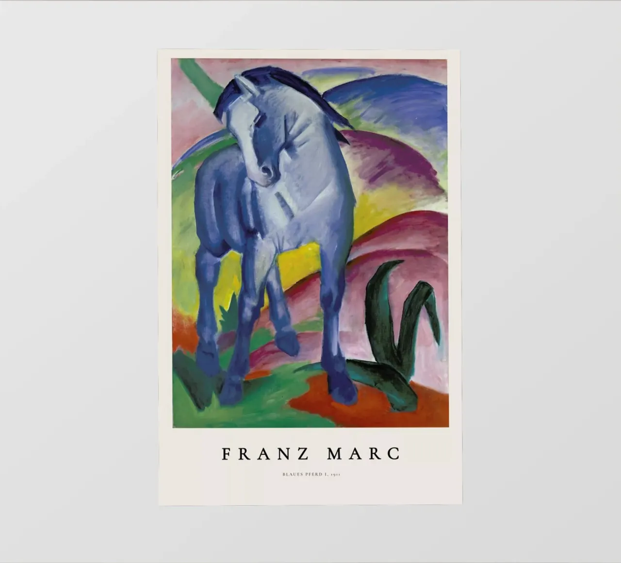 Franz Marc-Blaues Pferd I telo in pvc da ARTOTHEK