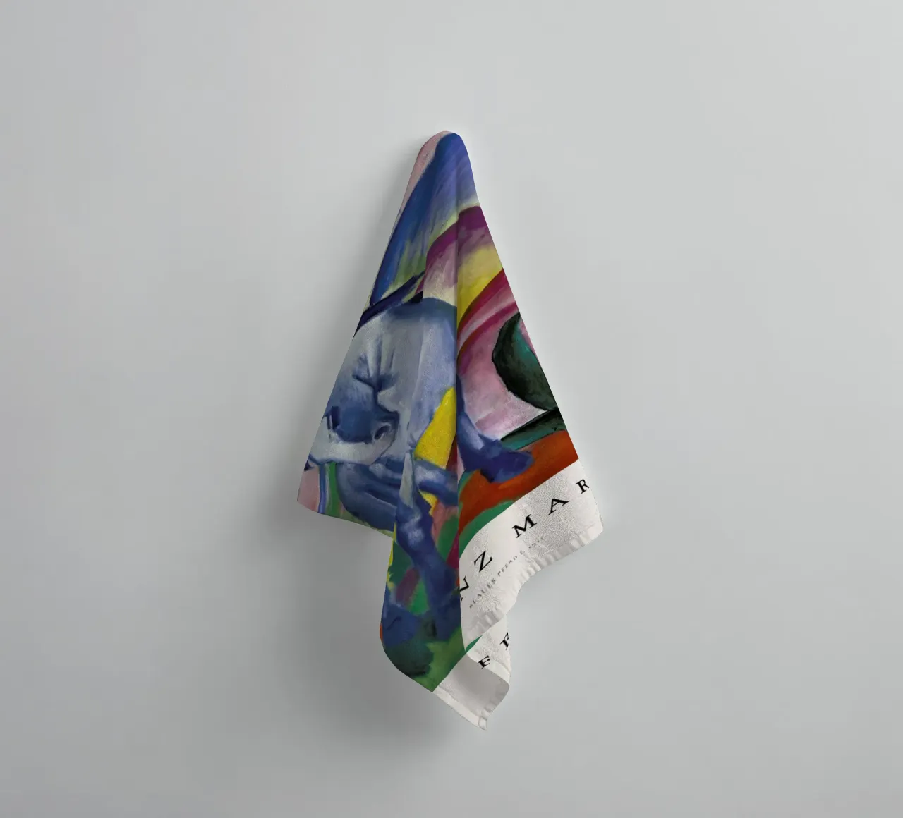 Franz Marc-Blaues Pferd I asciugamano da bagno da ARTOTHEK
