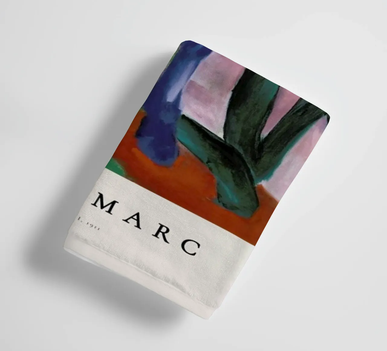 Franz Marc-Blaues Pferd I asciugamano da bagno da ARTOTHEK