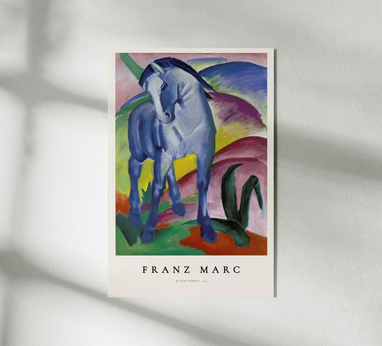 Franz Marc-Blaues Pferd I plexiglass da ARTOTHEK