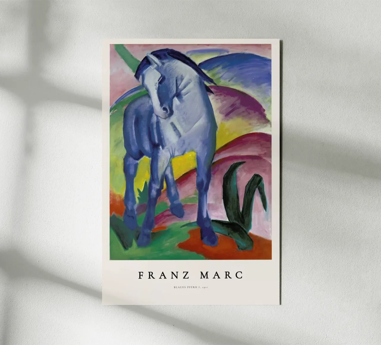 Franz Marc-Blaues Pferd I alluminio dibond da ARTOTHEK