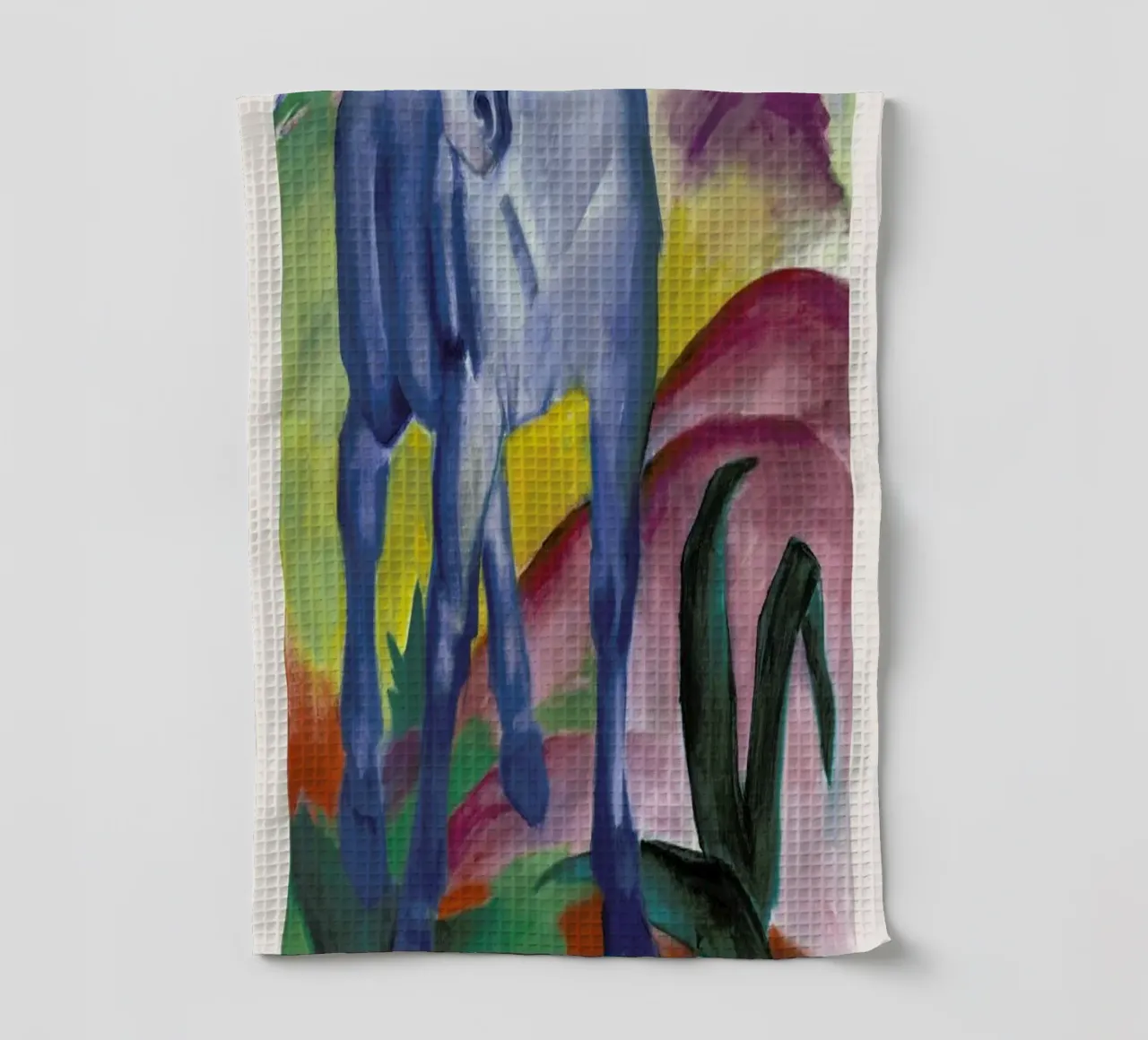 Franz Marc-Blaues Pferd I canovaccio da cucina da ARTOTHEK