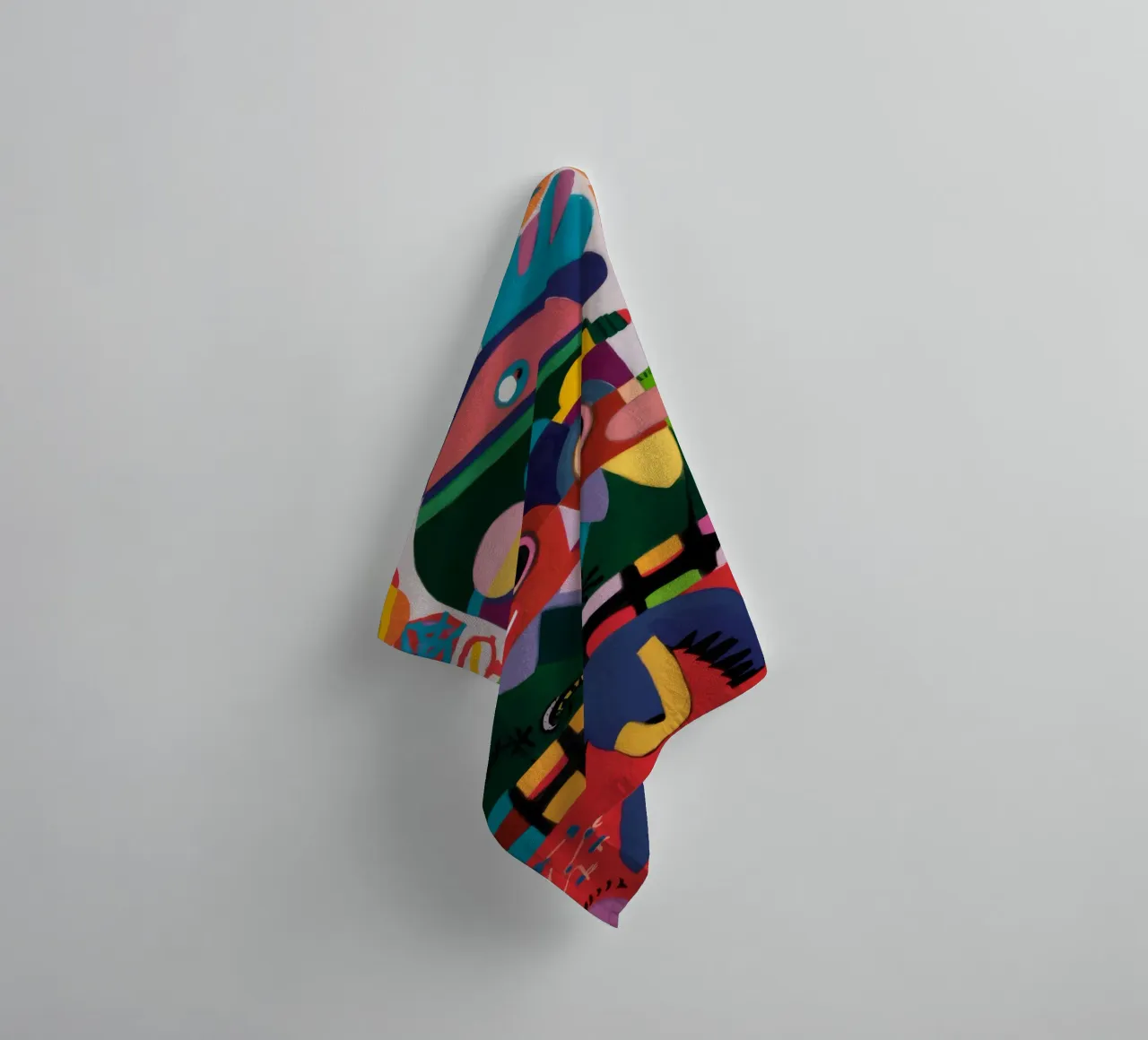 Surreal Figures towel by Monarco Virtuoso