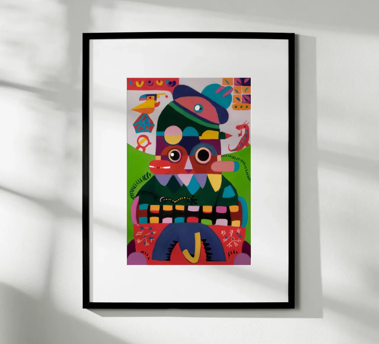 Figure surreali poster con telaio in plastica da Monarco Virtuoso