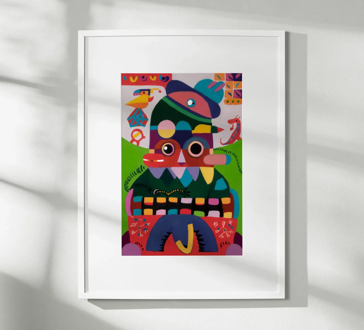 Figure surreali poster con telaio in plastica da Monarco Virtuoso
