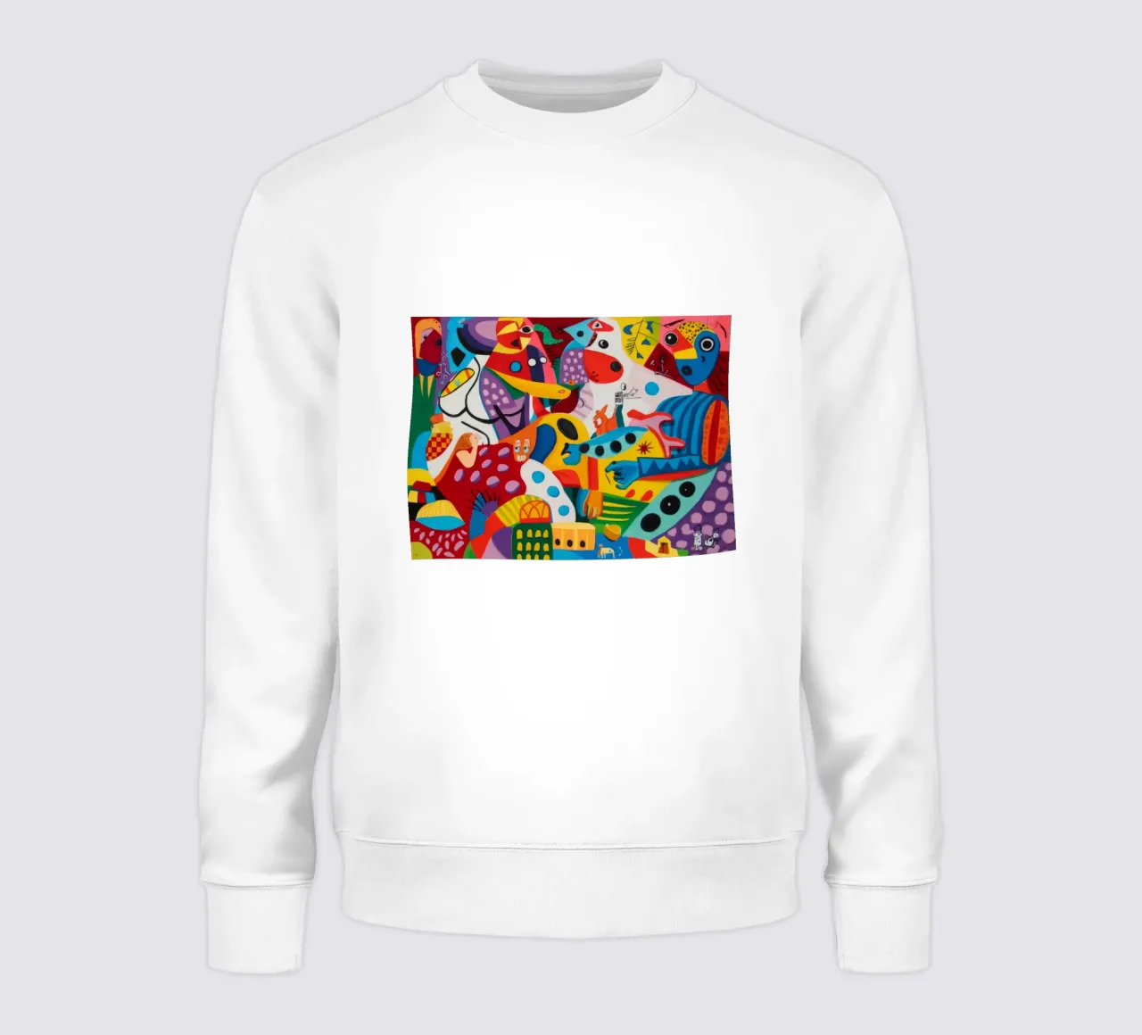 Abstract Fantasy sweatshirt by Monarco Virtuoso