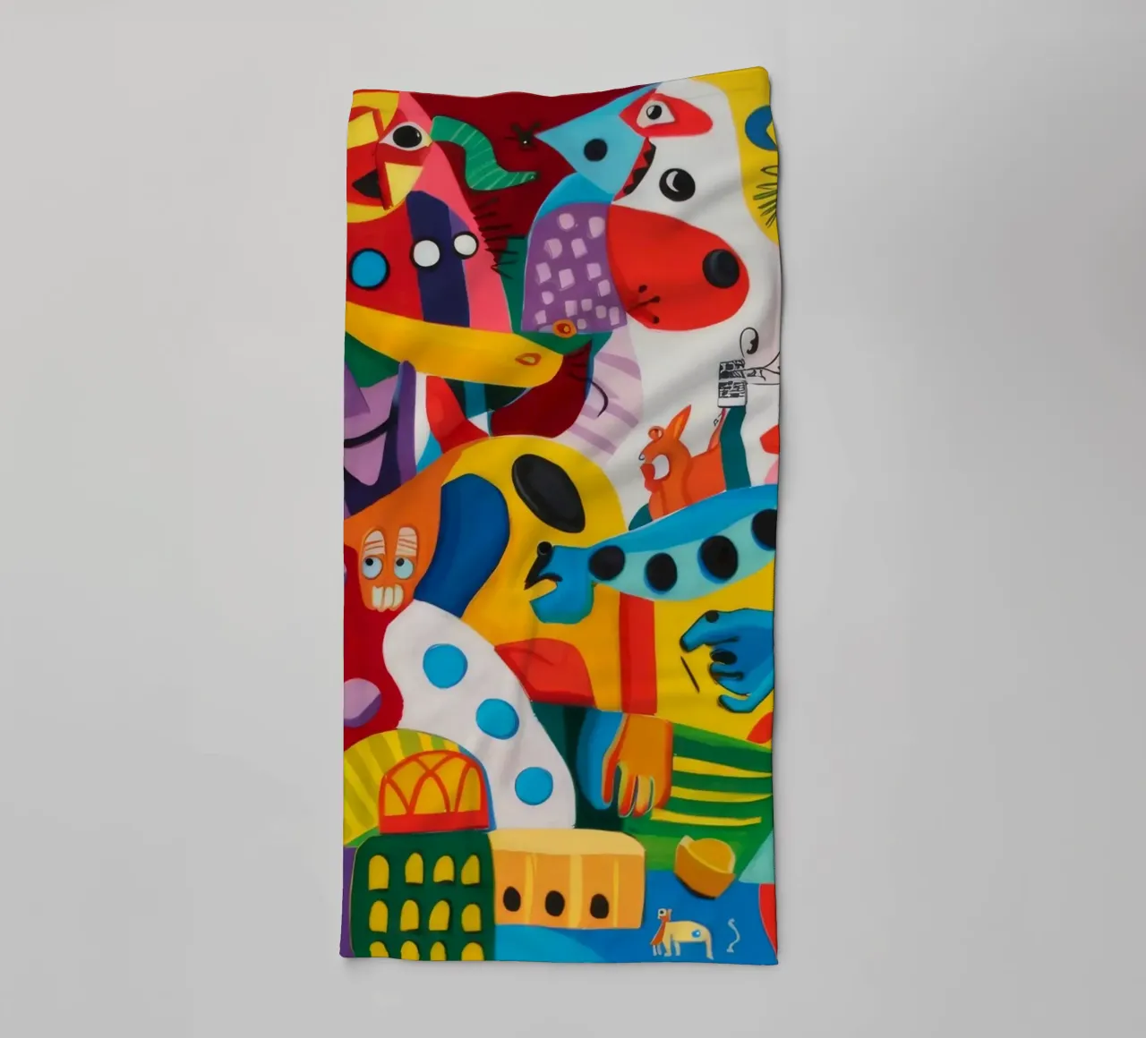 Abstracte fantasie badhanddoek van Monarco Virtuoso