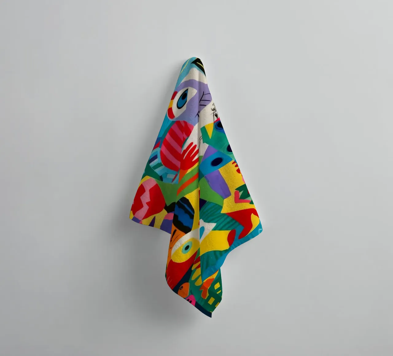 Vibrant Avian Symphony towel by Monarco Virtuoso