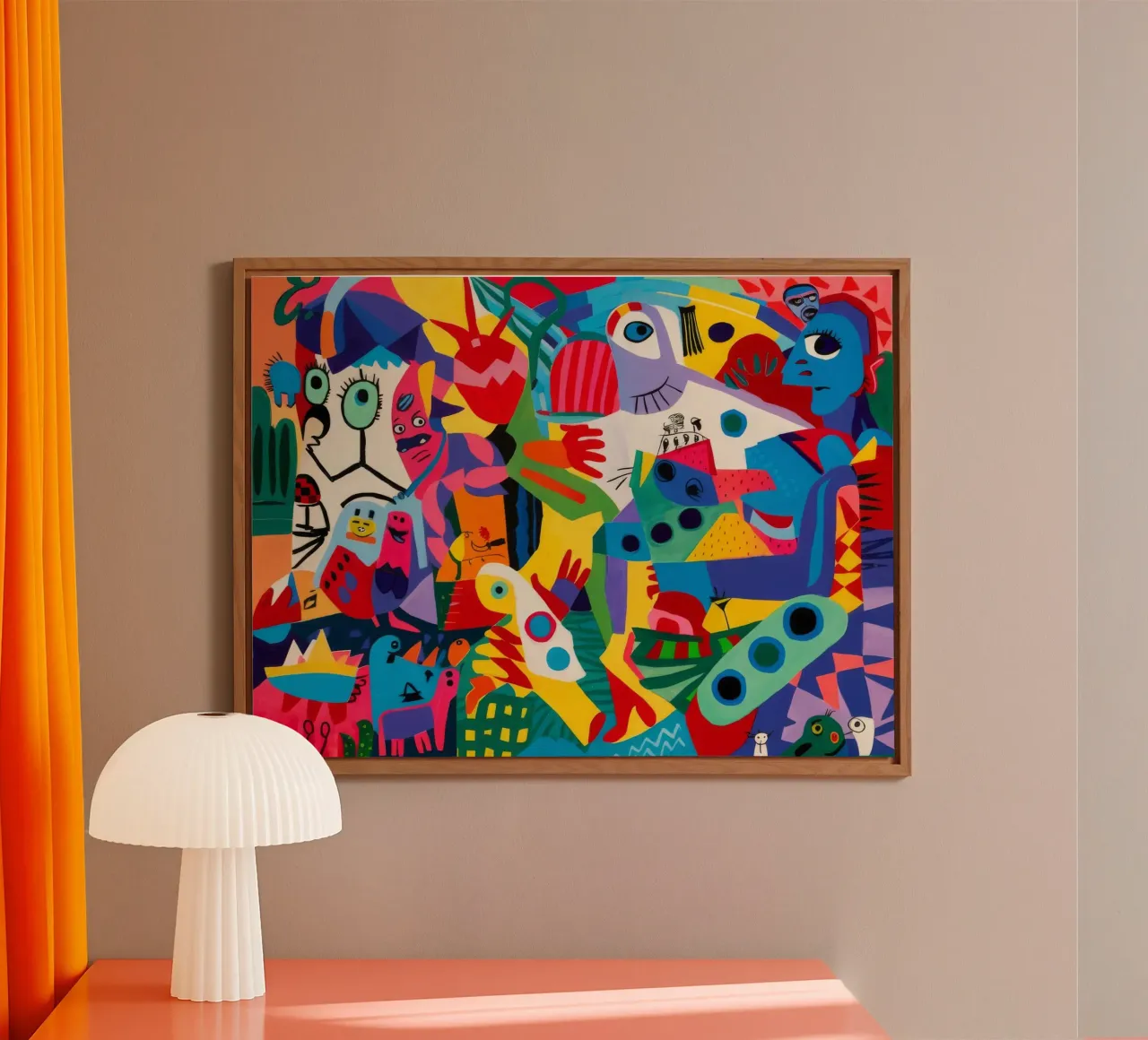 Vibrant Avian Symphony alu-dibond by Monarco Virtuoso