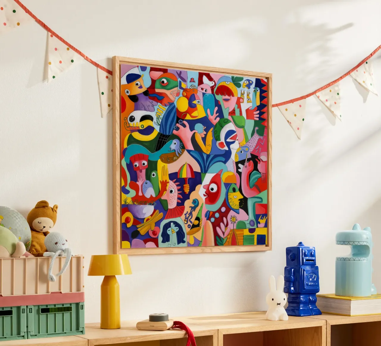 Whimsical Creature Parade acrylic glass by Monarco Virtuoso