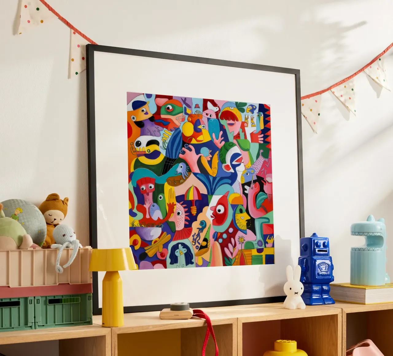 Whimsical Creature Parade poster by Monarco Virtuoso
