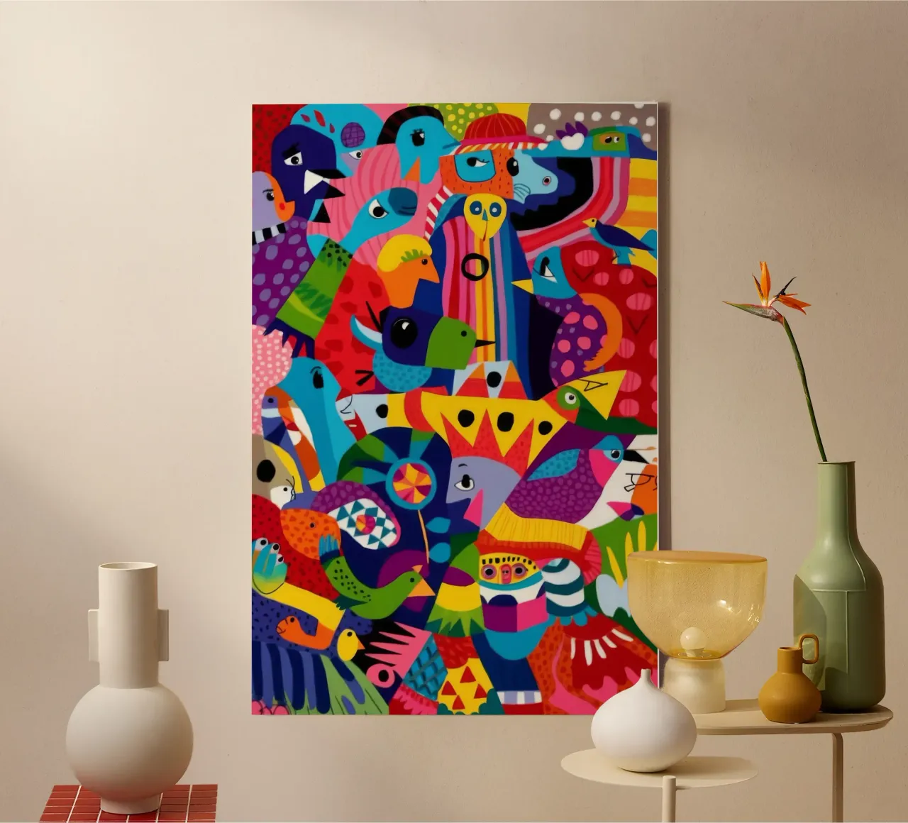 Kaleidoscopic Fantasy World canvas by Monarco Virtuoso
