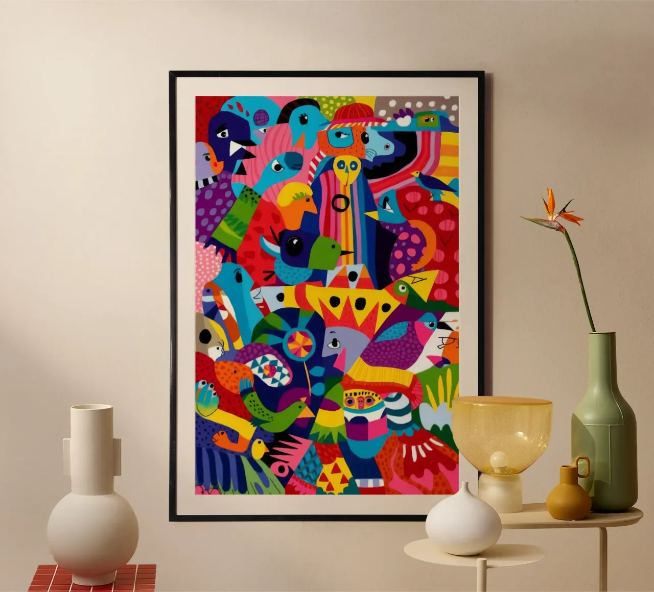 Kaleidoscopic Fantasy World poster by Monarco Virtuoso