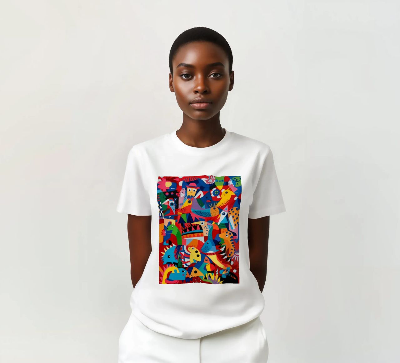 Paesaggio onirico eclettico t-shirt da Monarco Virtuoso