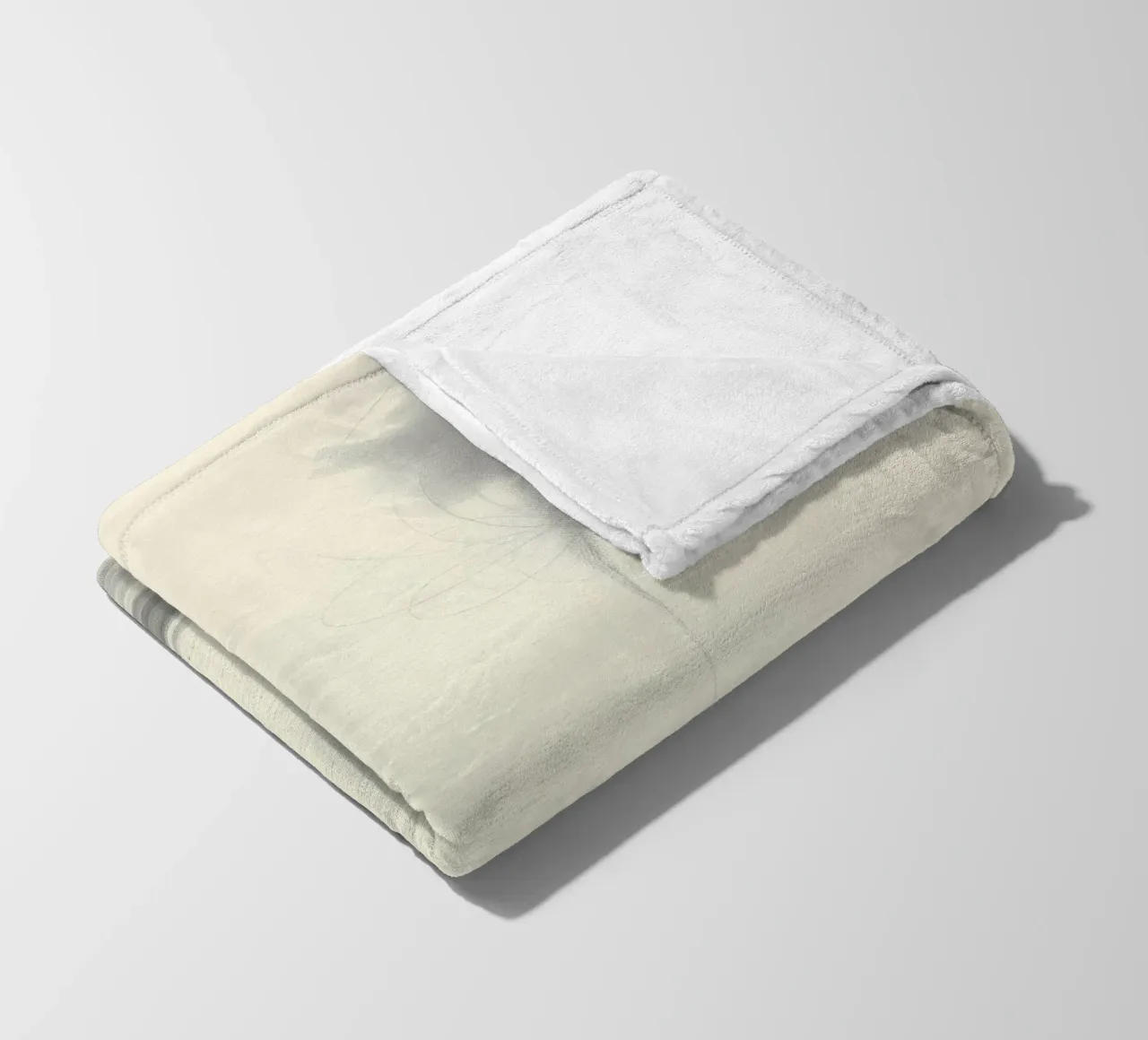 sagoma di una ragazza in piedi tra ombre vorticose coperta in pile da DesignDoodle