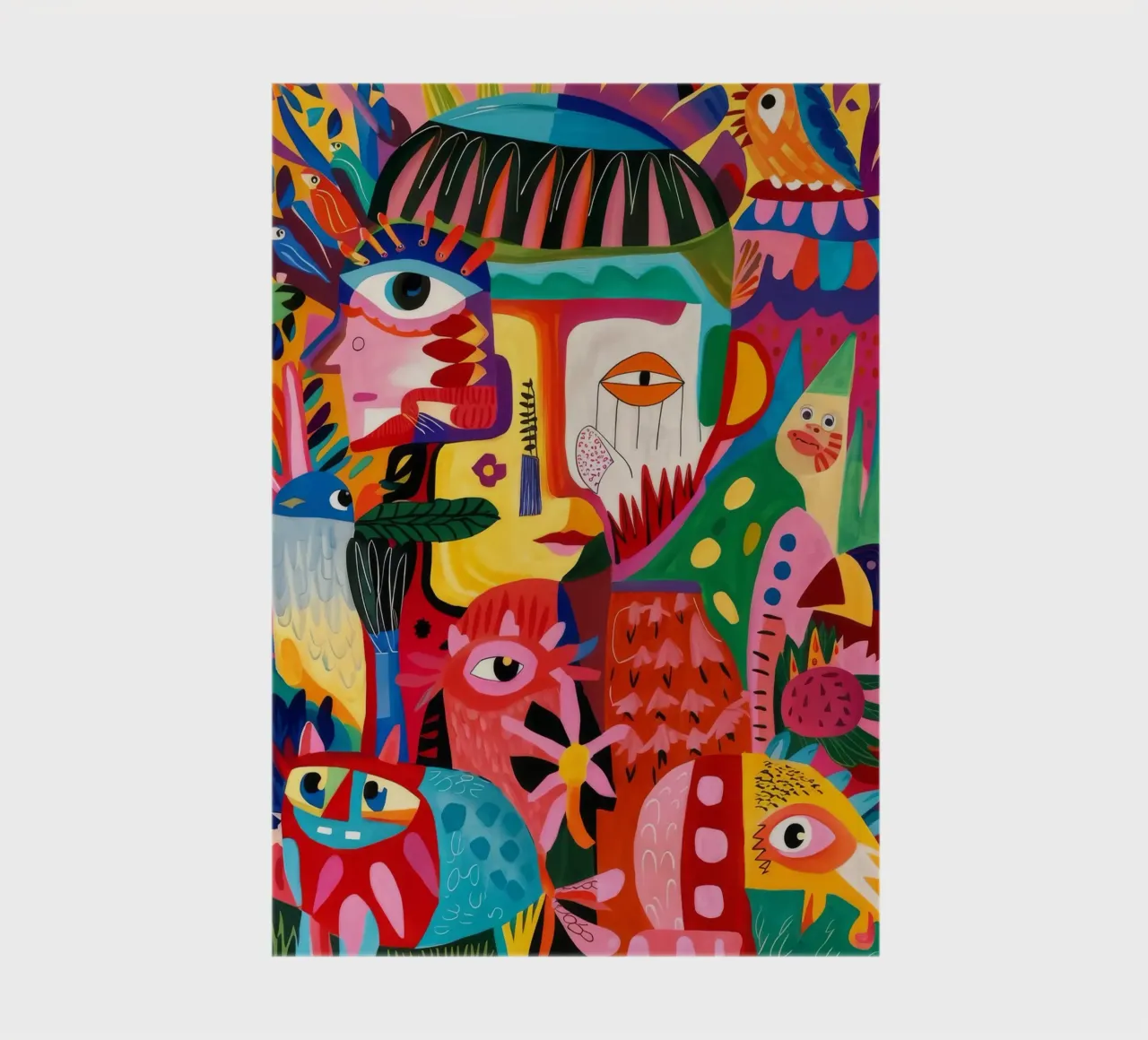 Surreal Portrait Mosaic notebook by Monarco Virtuoso