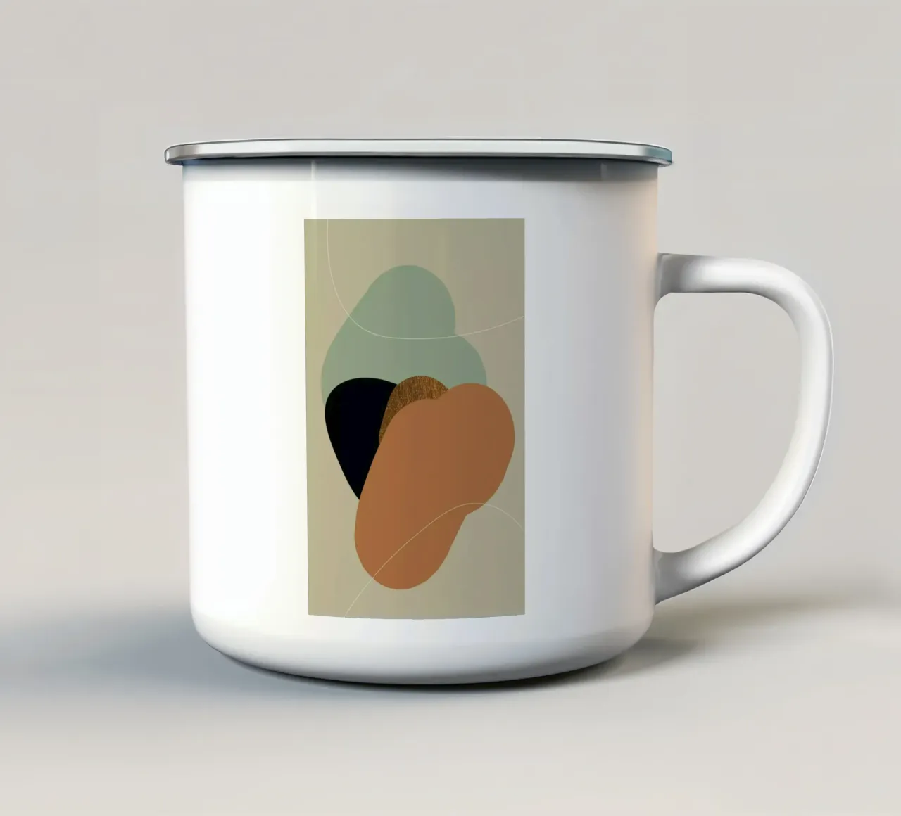 Cosy Bubbles enamel mug by XOXO Arte