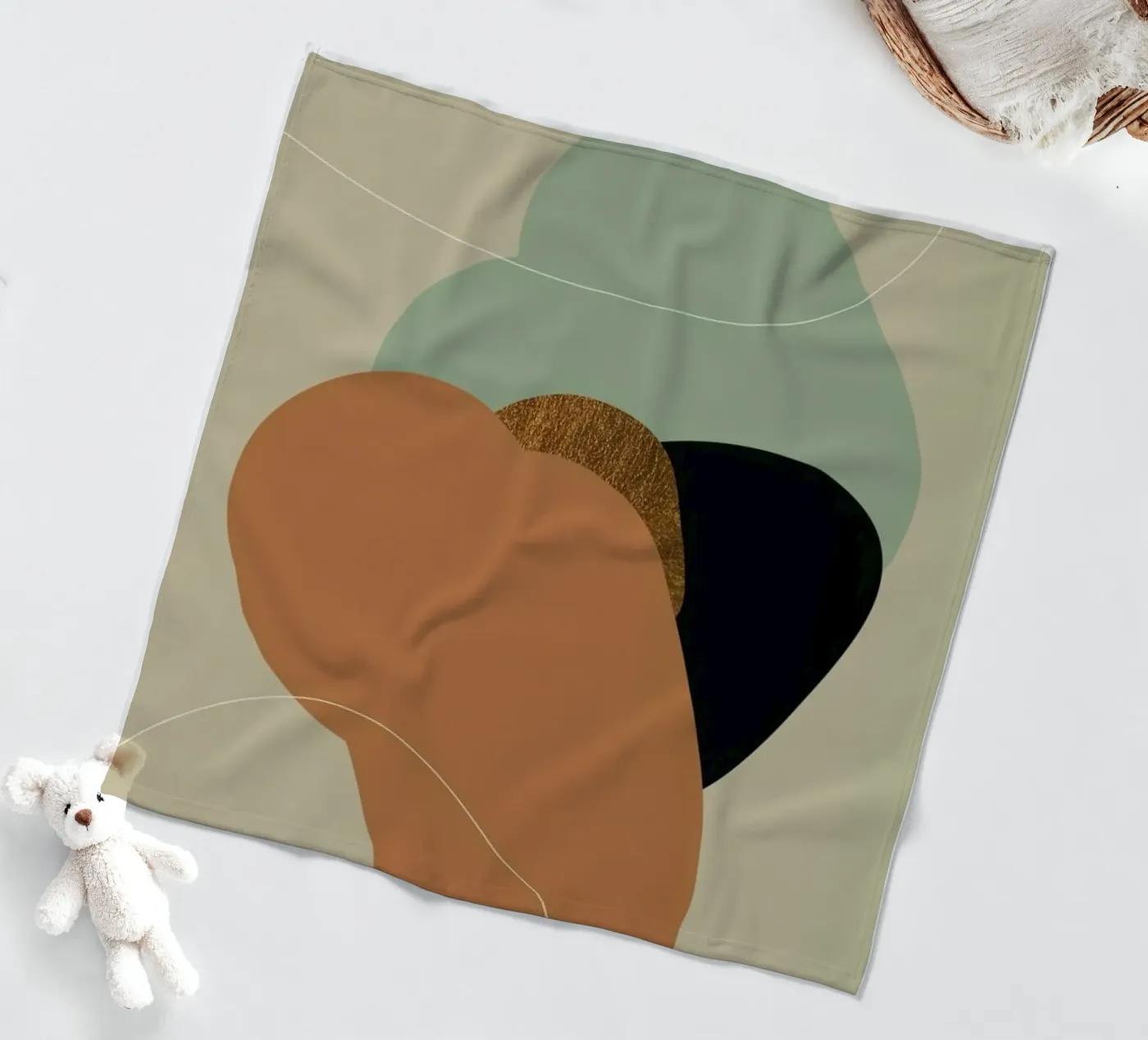 Cosy Bubbles fleece blanket by XOXO Arte