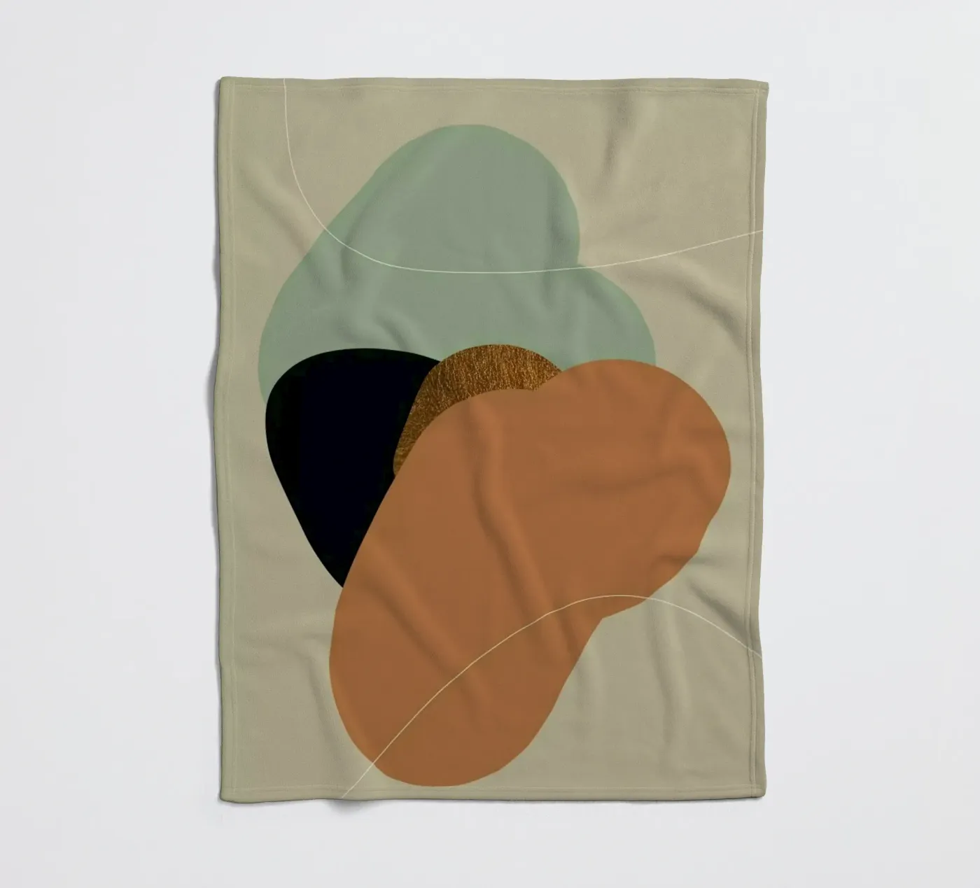 Cosy Bubbles fleece blanket by XOXO Arte