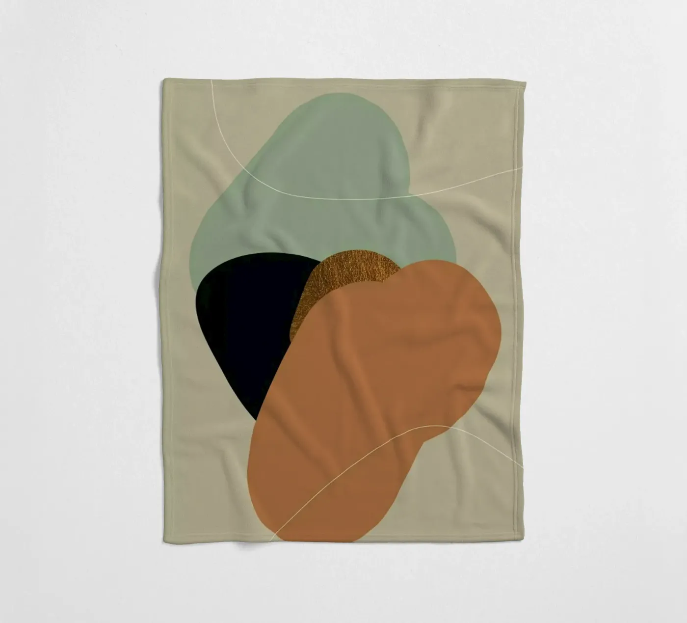 Cosy Bubbles fleece blanket by XOXO Arte