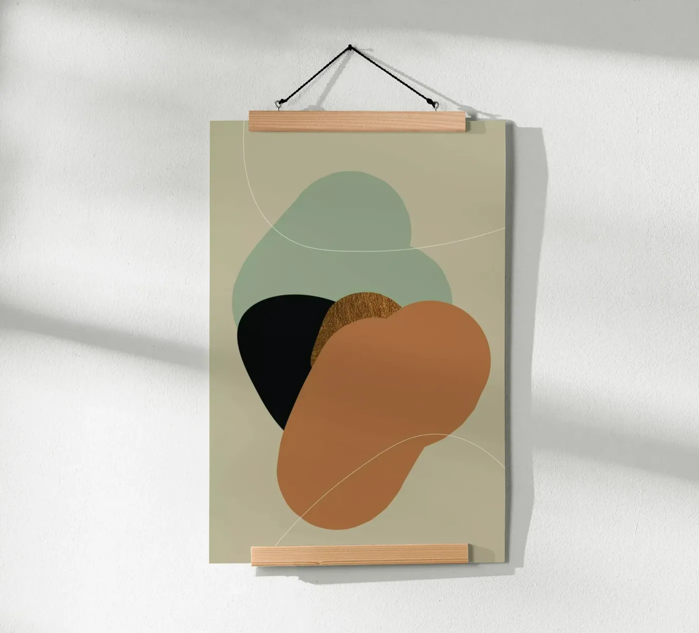 Cosy Bubbles poster by XOXO Arte