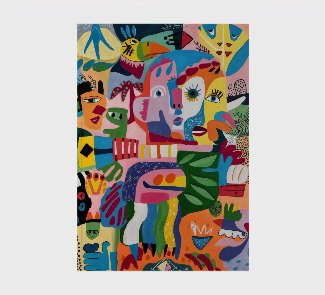Abstract Human Tableau notebook by Monarco Virtuoso