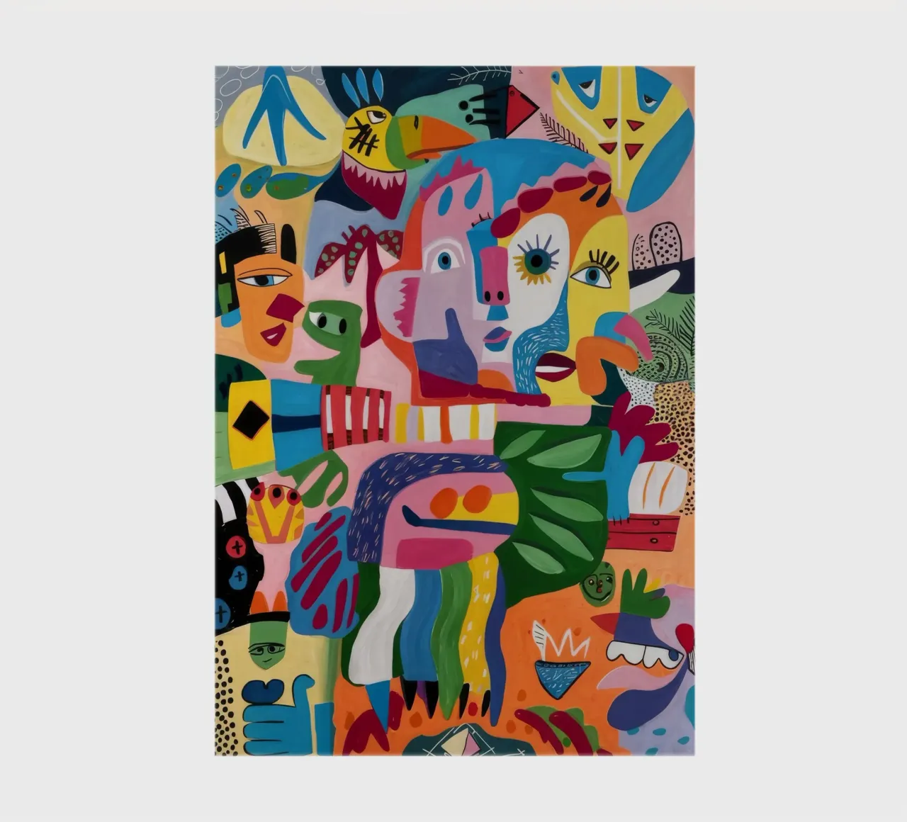 Abstract Human Tableau notebook by Monarco Virtuoso