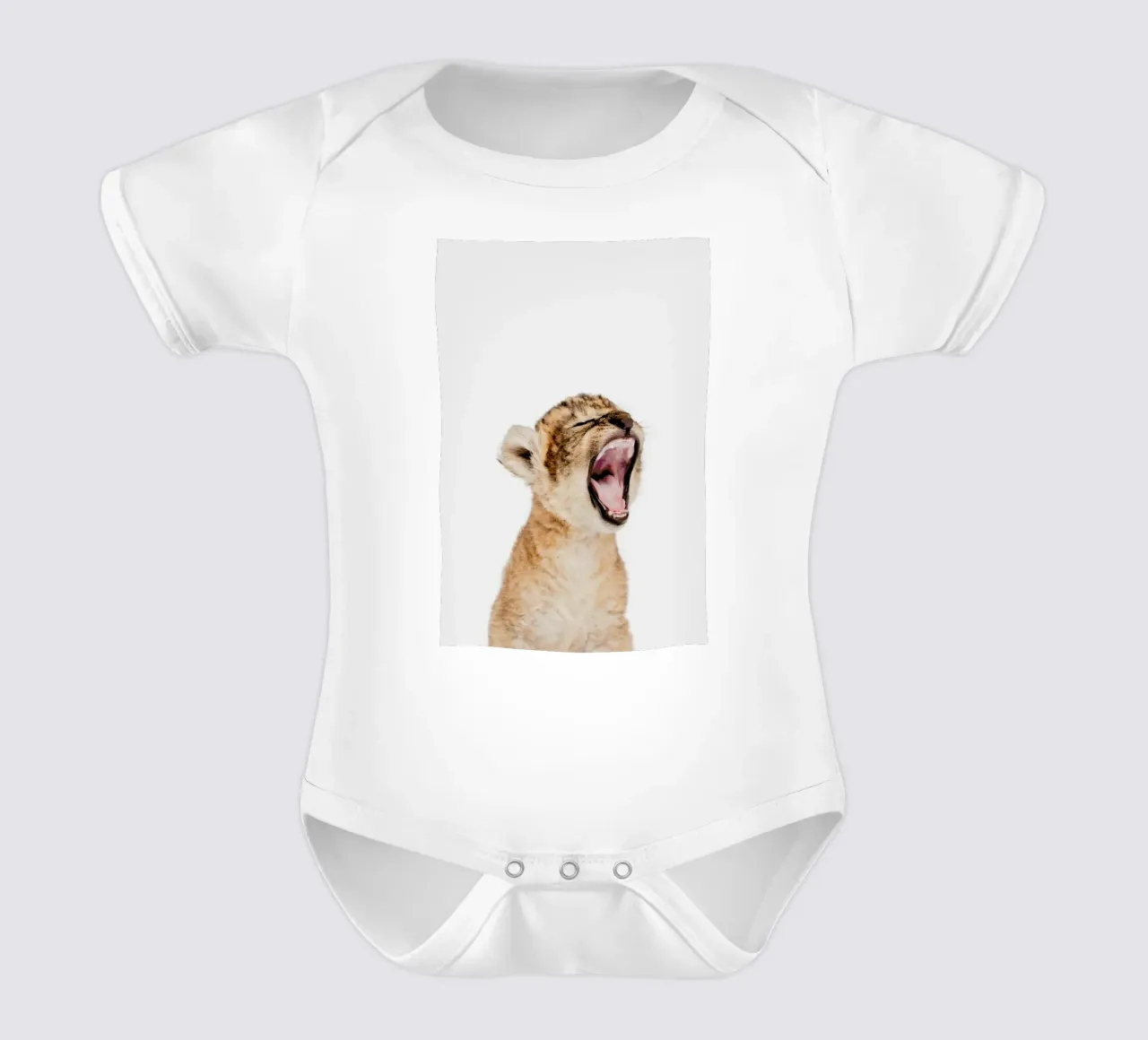 Sleepy Leopard body neonato maniche corte da Paws & Claws