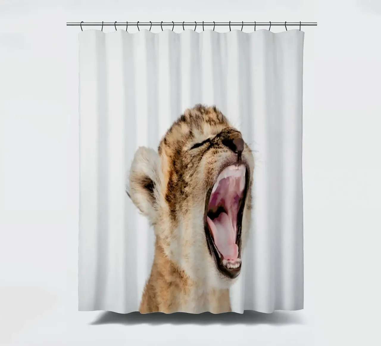 Sleepy Leopard tenda da doccia da Paws & Claws