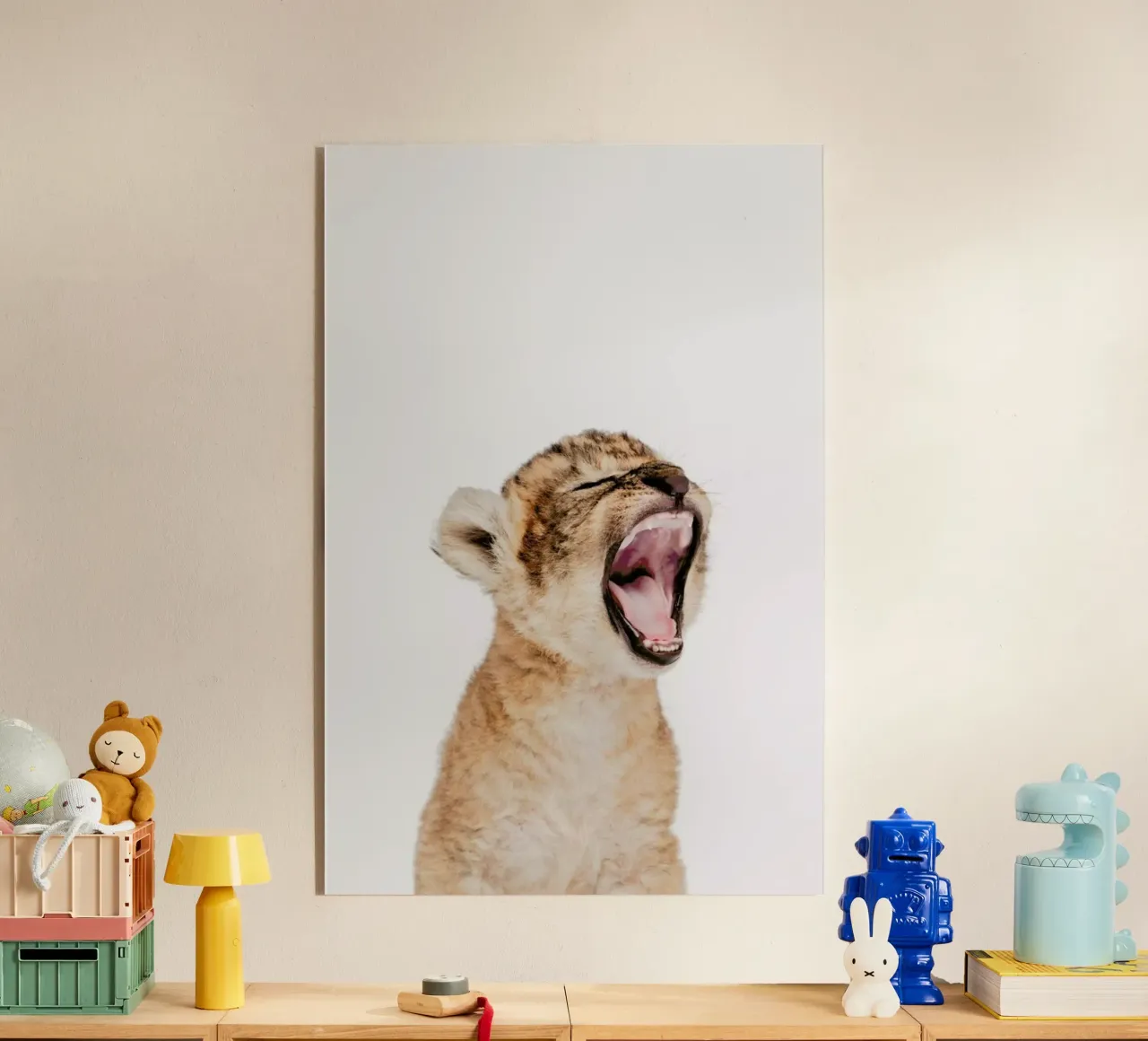 Sleepy Leopard acrylic glass by Paws & Claws