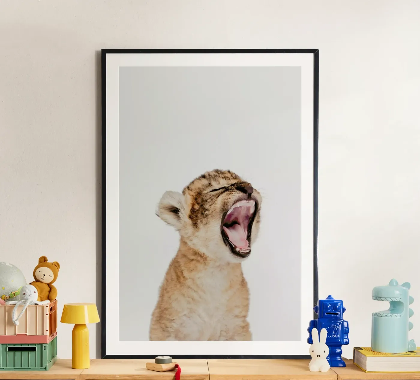 Sleepy Leopard poster by Paws & Claws