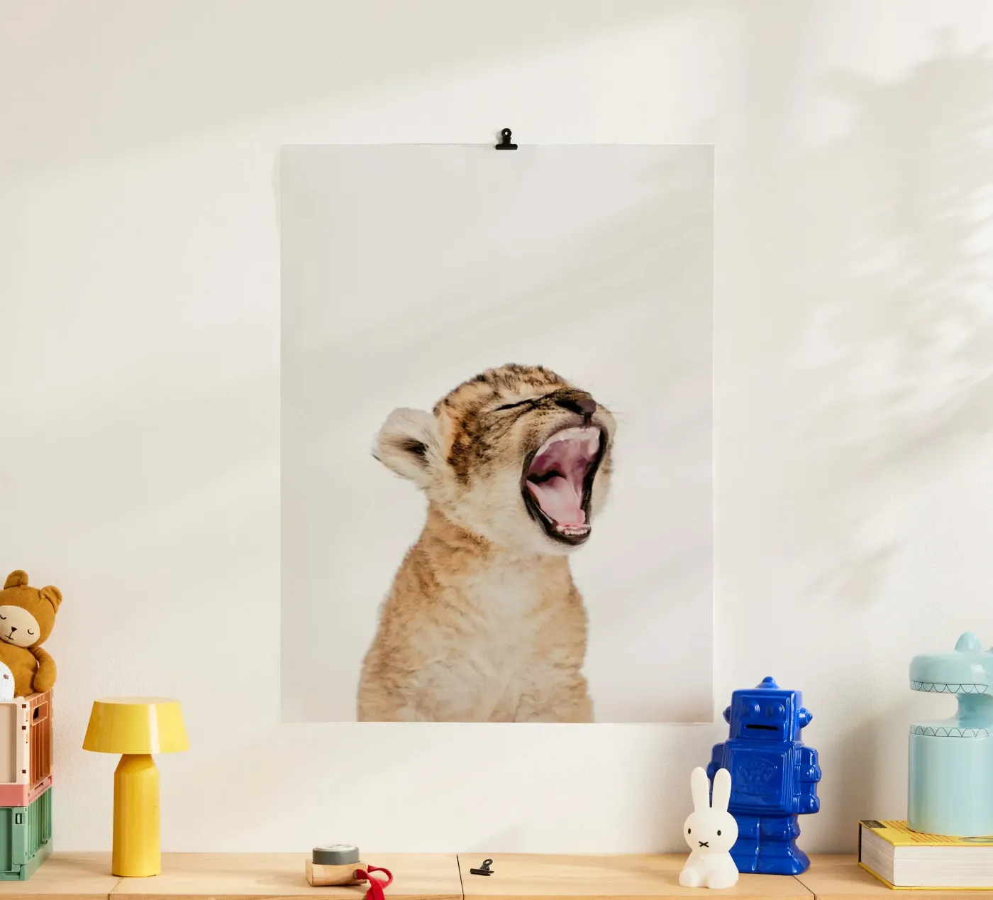 Sleepy Leopard poster by Paws & Claws