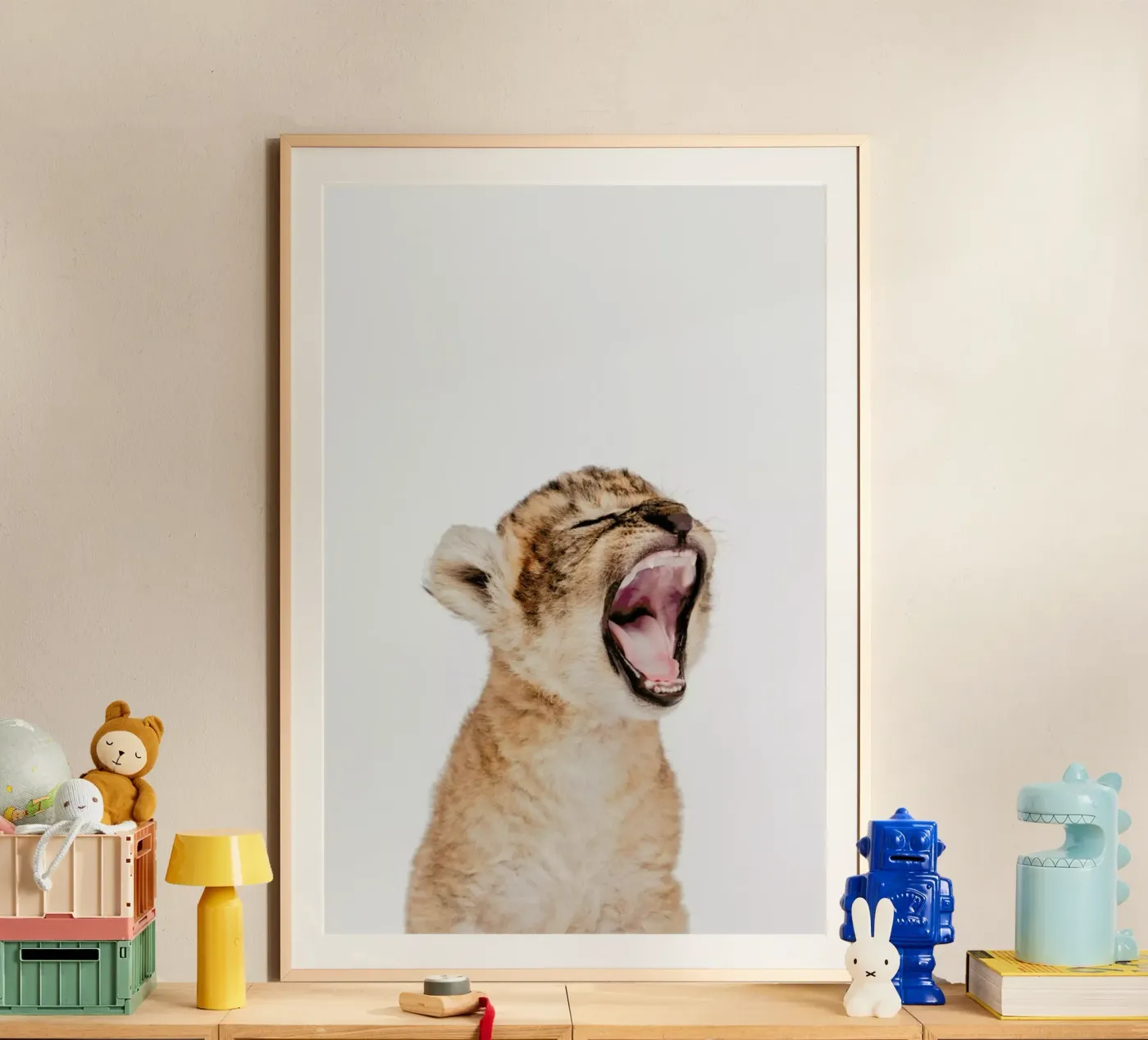 Sleepy Leopard poster by Paws & Claws