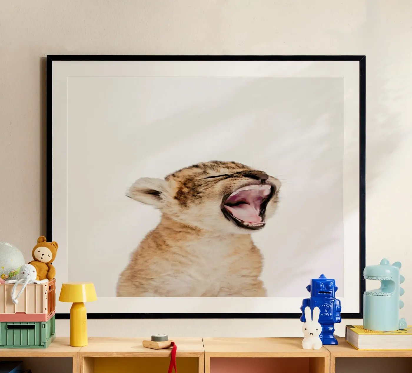 Sleepy Leopard poster by Paws & Claws