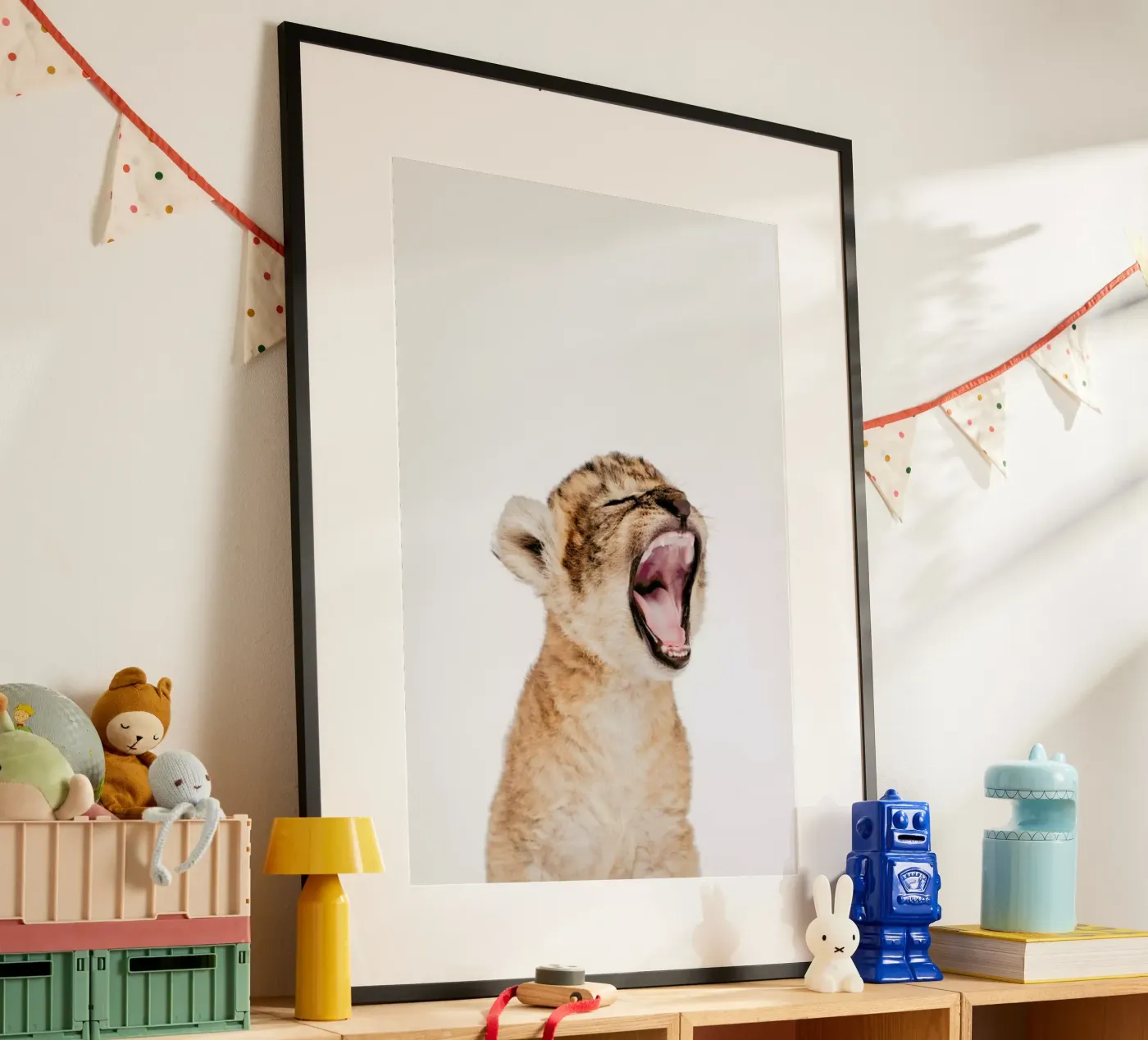 Sleepy Leopard poster by Paws & Claws