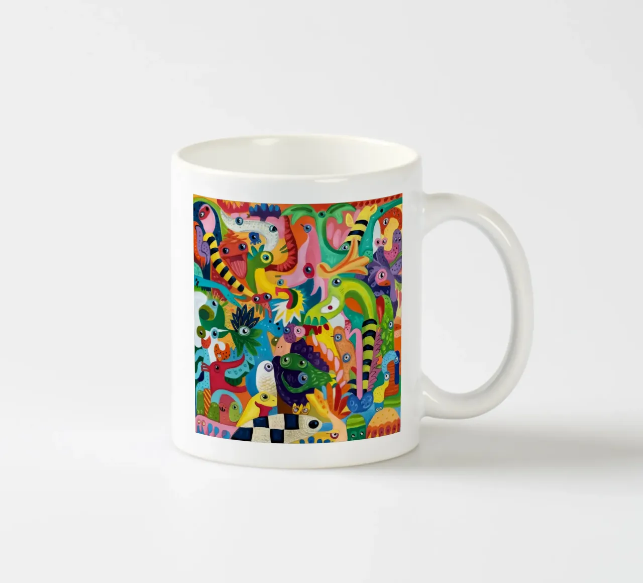 Ensemble di creature stravaganti tazza in ceramica da Monarco Virtuoso