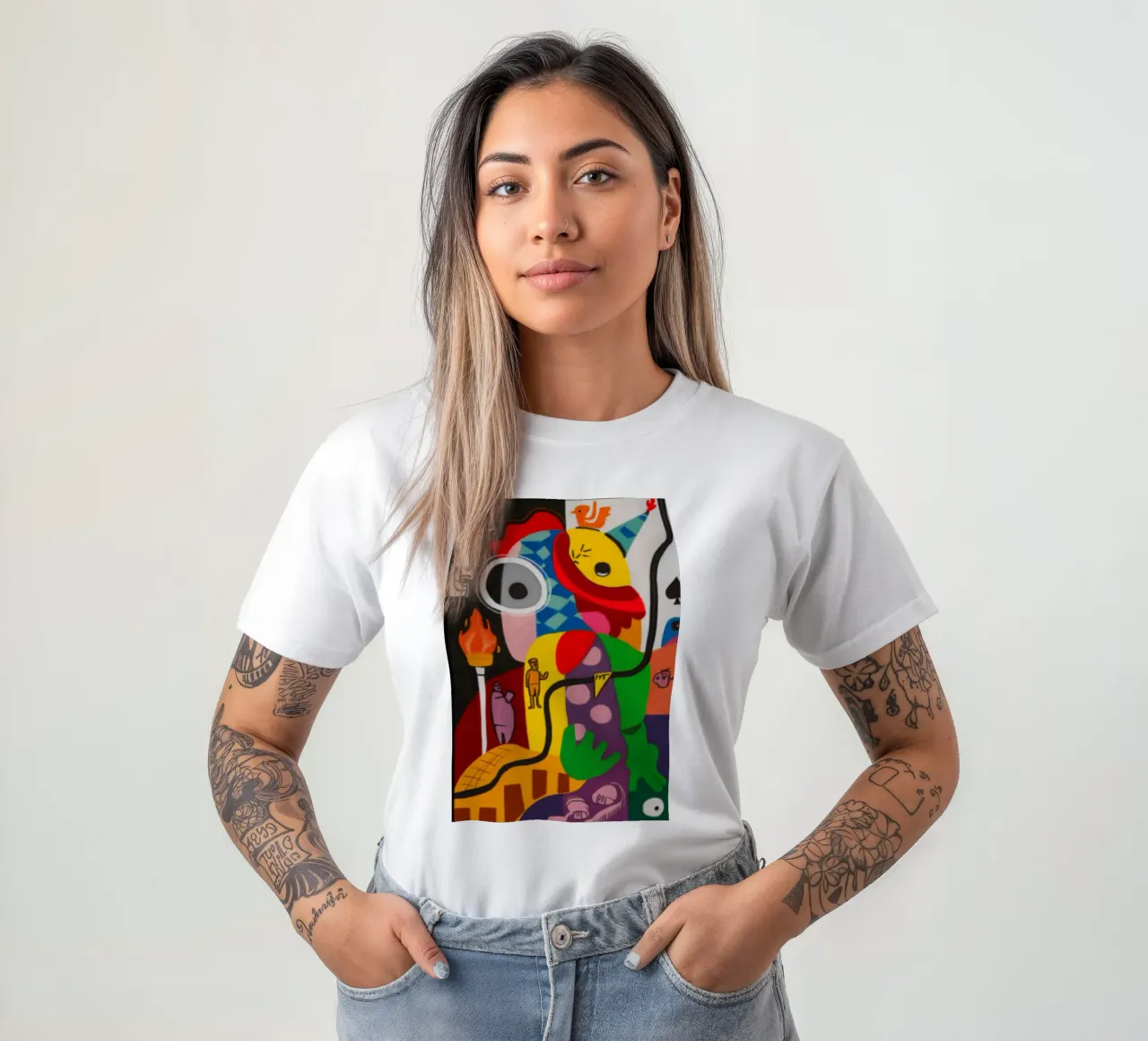 Parata di creature surreali t-shirt da Monarco Virtuoso