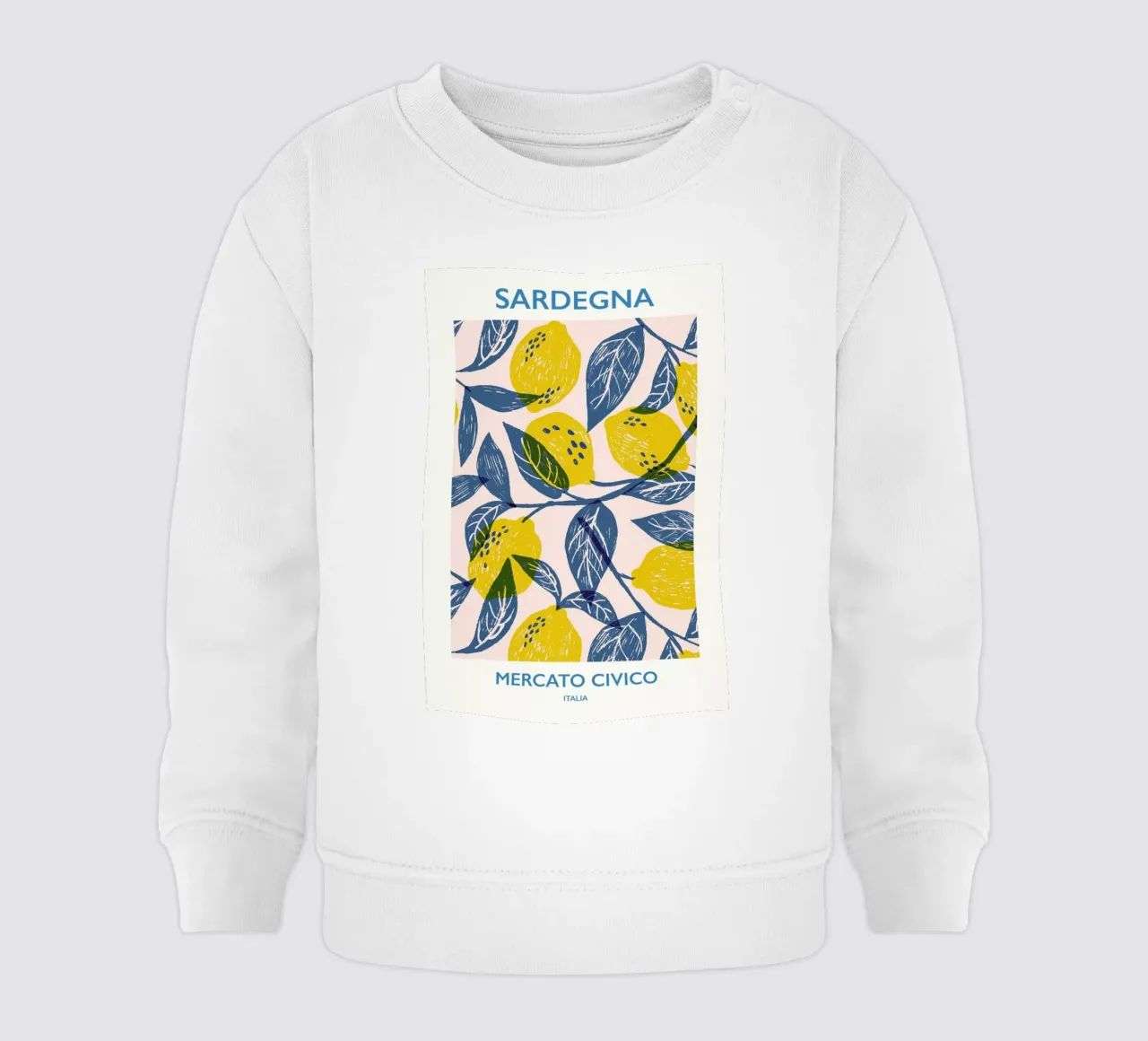 Mercato Civico baby sweatshirt by Pure