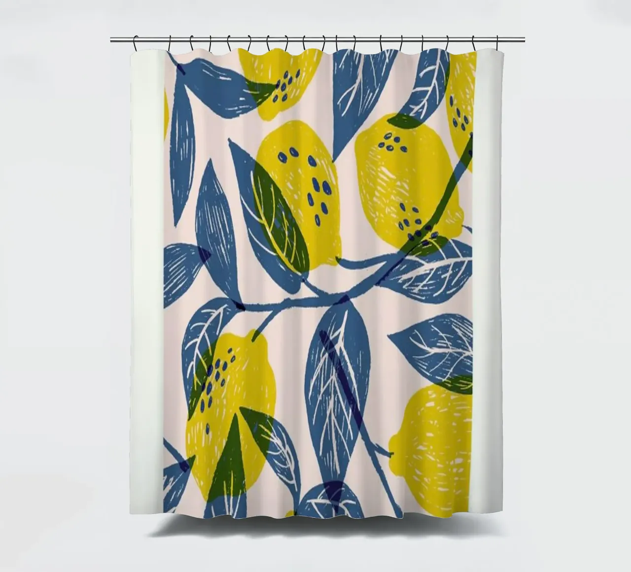 Mercato Civico shower curtain by Pure