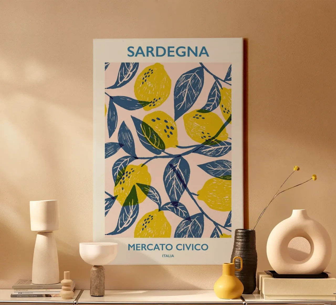 Mercato Civico canvas by Pure