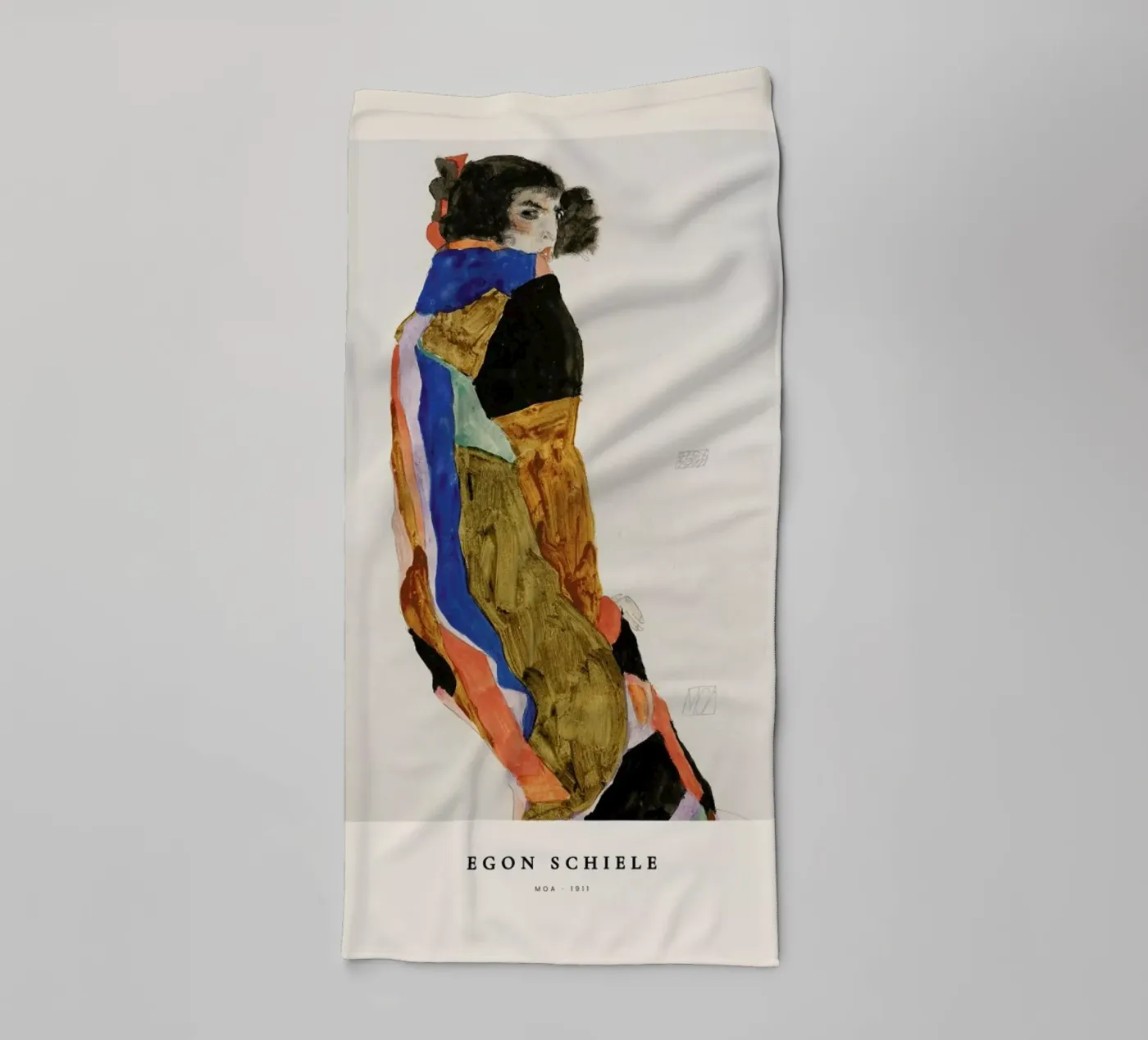 Schiele - Moa towel by Vintage by JUNIQE
