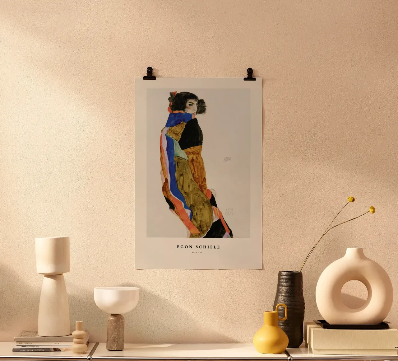 Schiele - Moa poster da Vintage by JUNIQE
