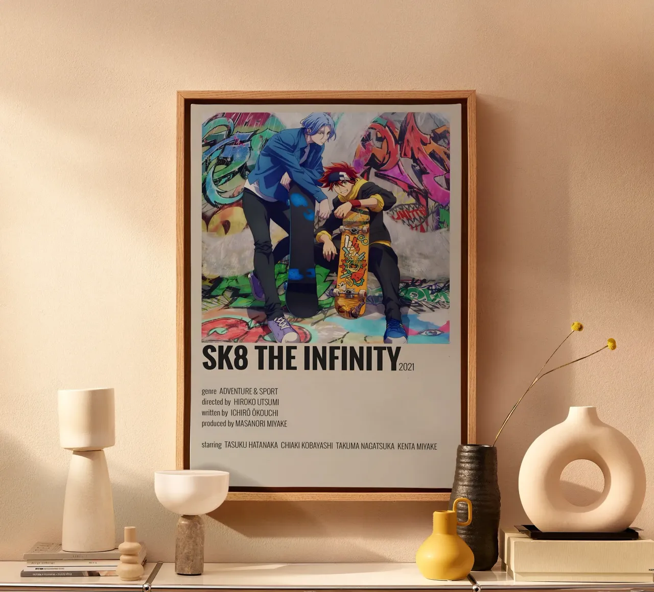 SK8 THE INFINITY 2021 tela con Cornice a cassetta da Totoya