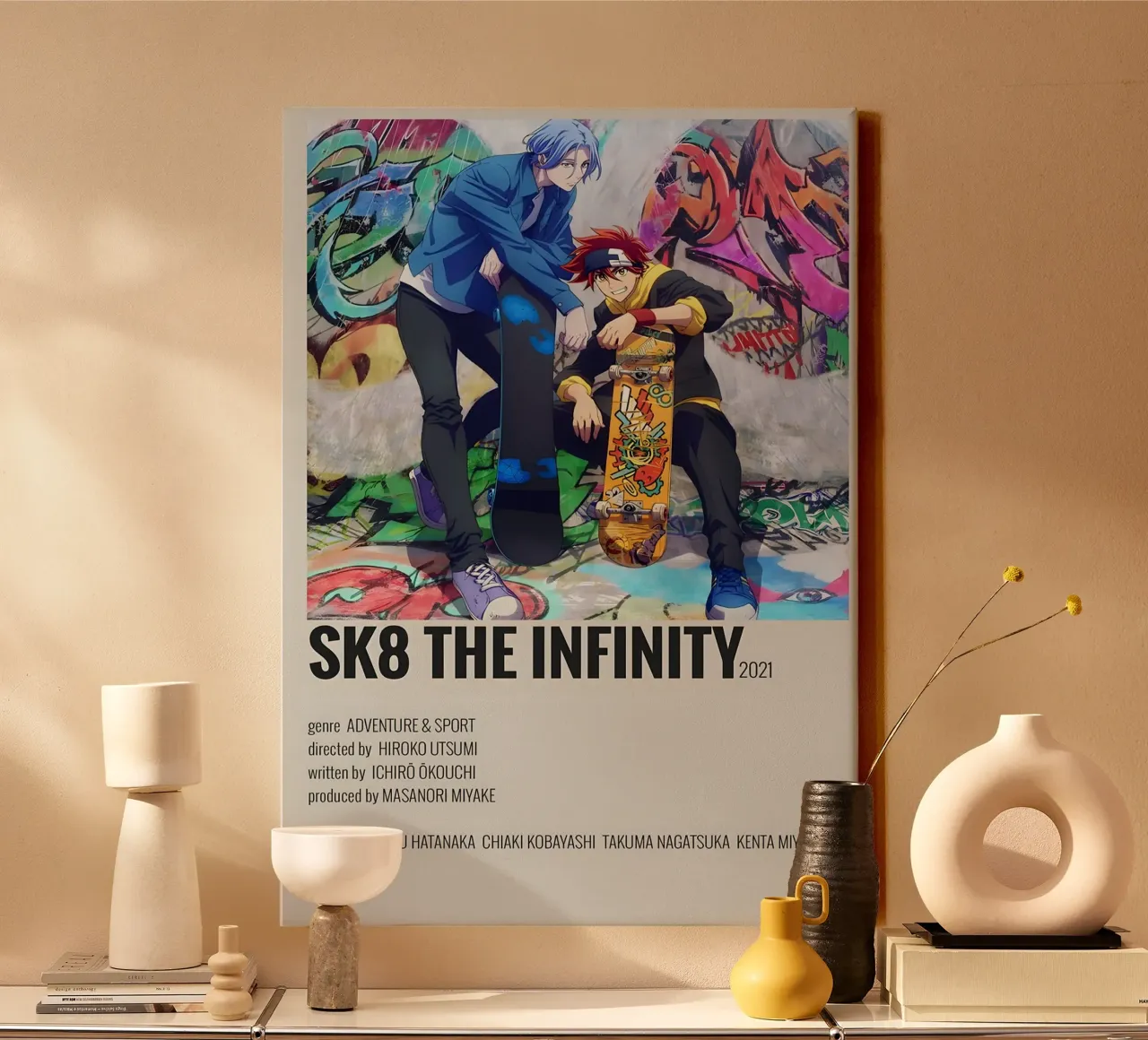 SK8 THE INFINITY 2021 tela con Cornice a cassetta da Totoya